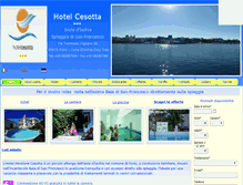 Tablet Screenshot of hotelcesotta.it